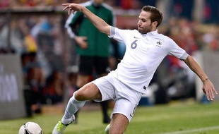 Le milieu de terrain de l'équipe de France Yohan Cabaye, le 16 ocotbre 2012, à Madrid.