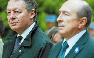 Thierry Braillard (à gauche) et Gérard Collomb rêvent de réaliser « un petit chelem » à Lyon lors des législatives.